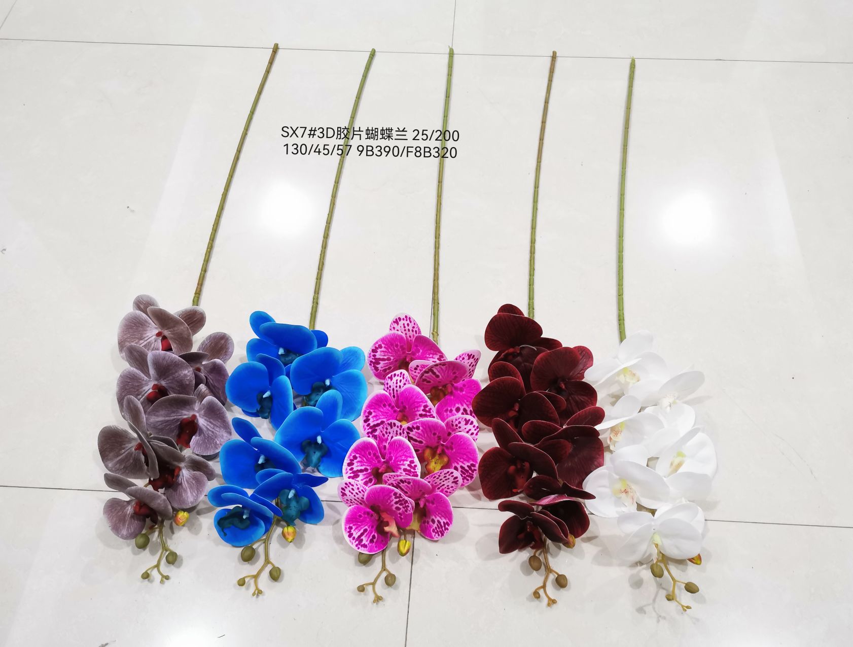 Vine leaf plants, artificial flowers, artificial flowers, flower arrangements, bonsai, living room, hotel, wedding video decoration, New Year's celebration, New Year's fair, 3D tactile film, plastic fabric, Phalaenopsis