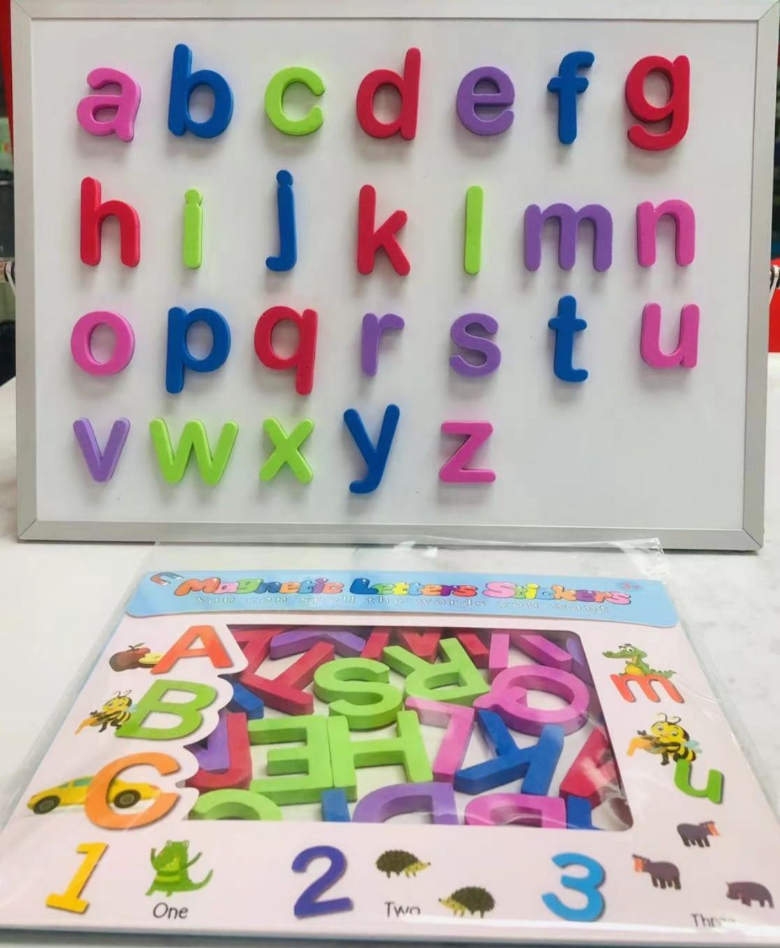 Alphanumeric Arabic magnetic stickers small Application Scenario
