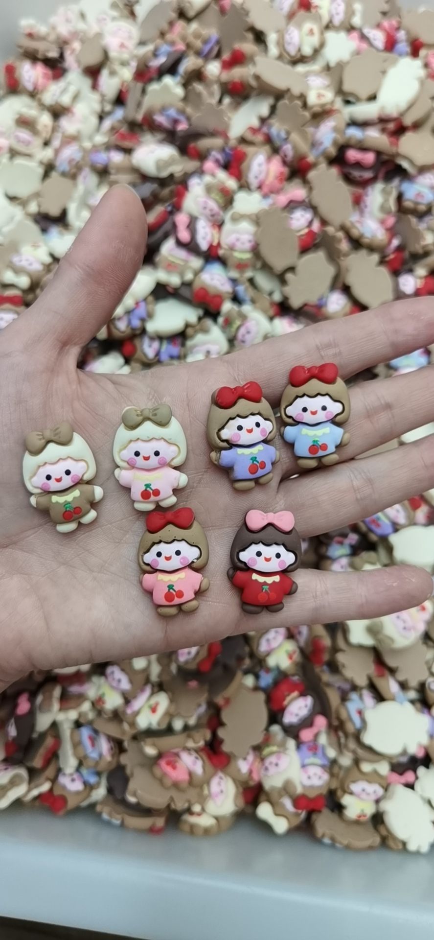 Resin accessories girls' style mixed batch cartoon cute plastic mixed style matte resin patch diy lucky bags Animal, flower and fruit accessories factory direct sales