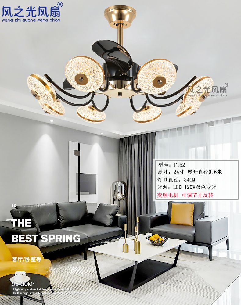 风之光风扇灯产品图