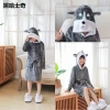 Children's bathrobes, Tianma Fox flannel bathrobes, cartoon animal bathrobes, pajamas, and baby pajamas for adults Application Scenario