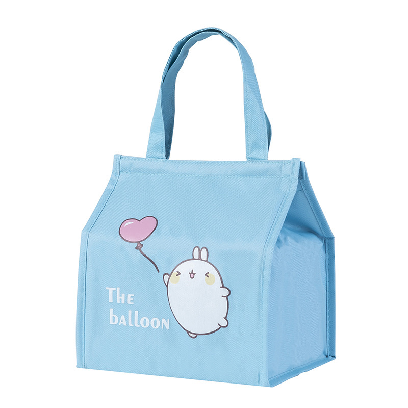 New cartoon cute rabbit insulated tote bag, student lunch box bag, handbag, lunch box bag for bringing meals to work Application Scenario