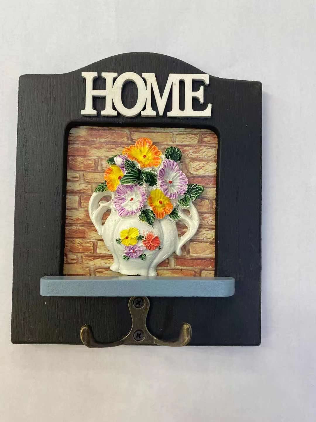 工艺品/木质壁挂/挂件白底实物图