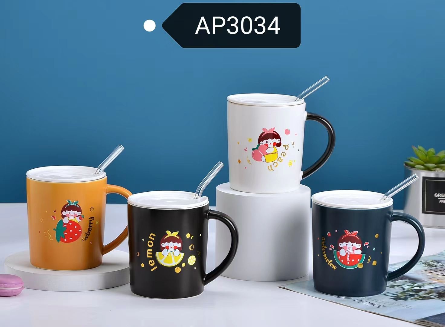 吸管杯实物图