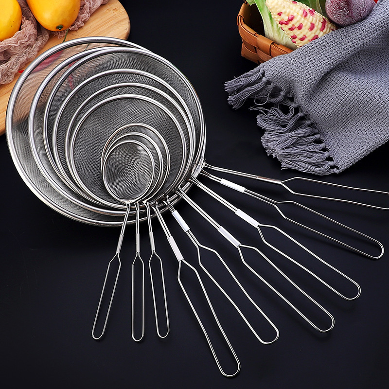 Stainless steel strainer, bird's nest and soy milk filter screen, juice filter screen, kitchen small tools, stainless steel filter screen