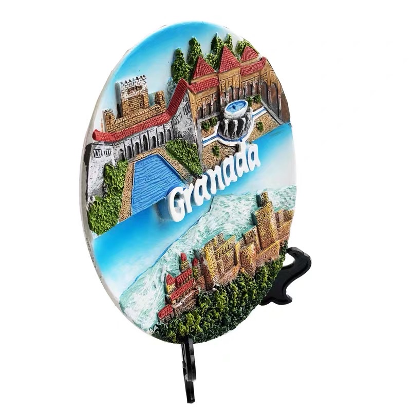 圆盘摆件/旅游纪念品/树脂工艺品产品图