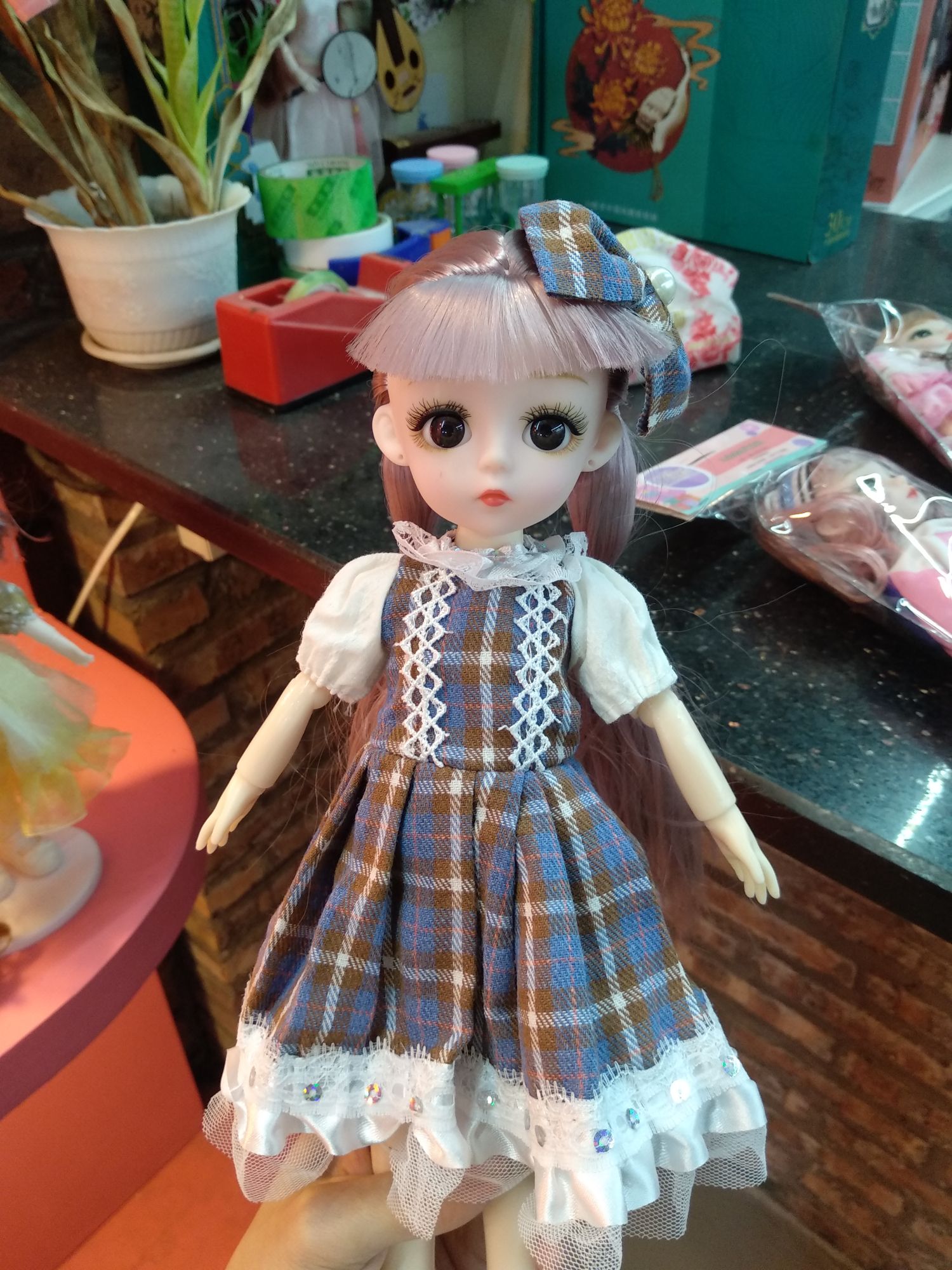 Princess Barbie doll 6 minutes 30 cm exquisite dress-up doll children 's girl birthday gift toy doll 🔥 🔥 🔥 Beiweiwei' s best-selling new product is coming, 30 cm girl Chinese clip head detail image 5