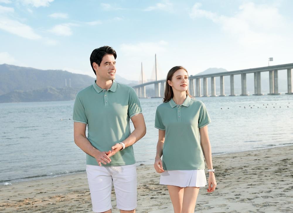 男士POLO衫实物图