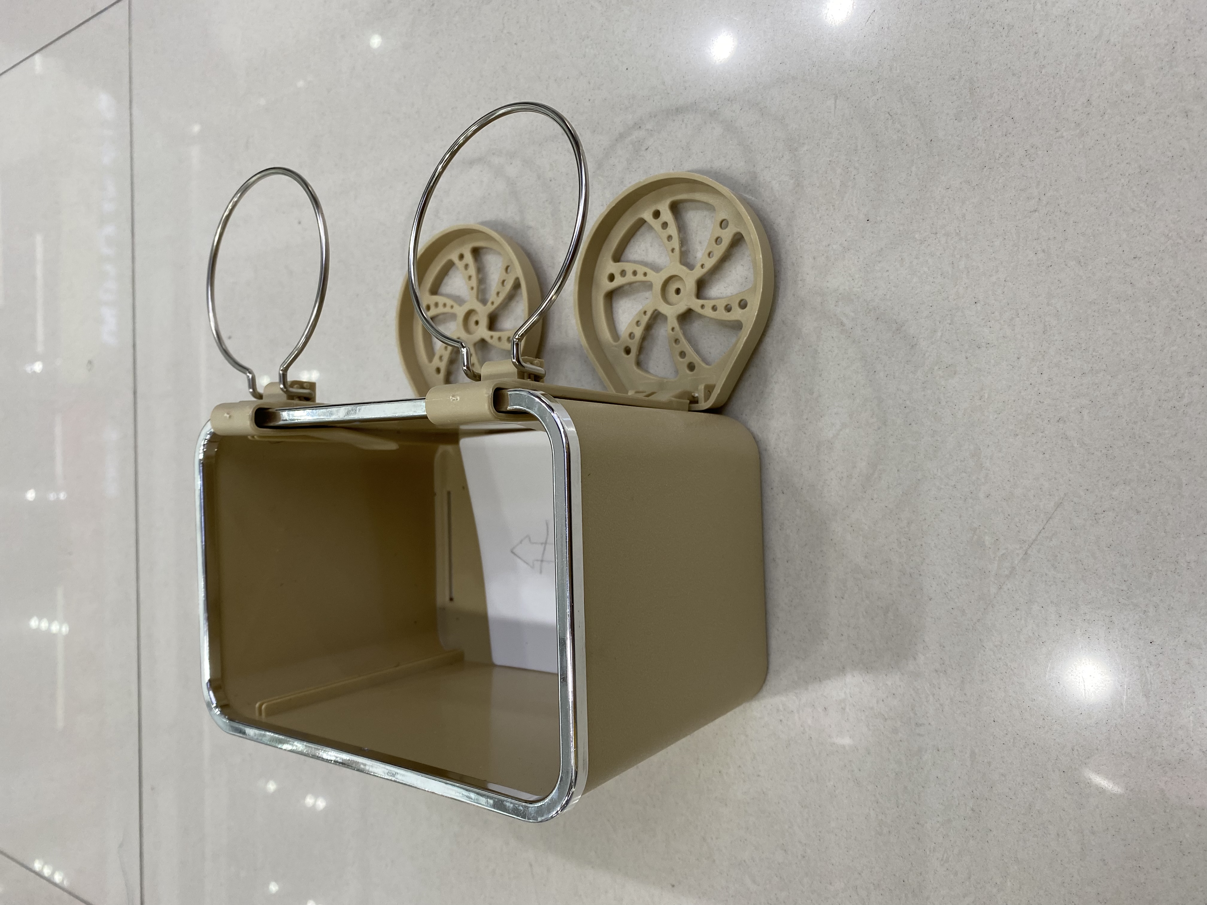 收纳架白底实物图