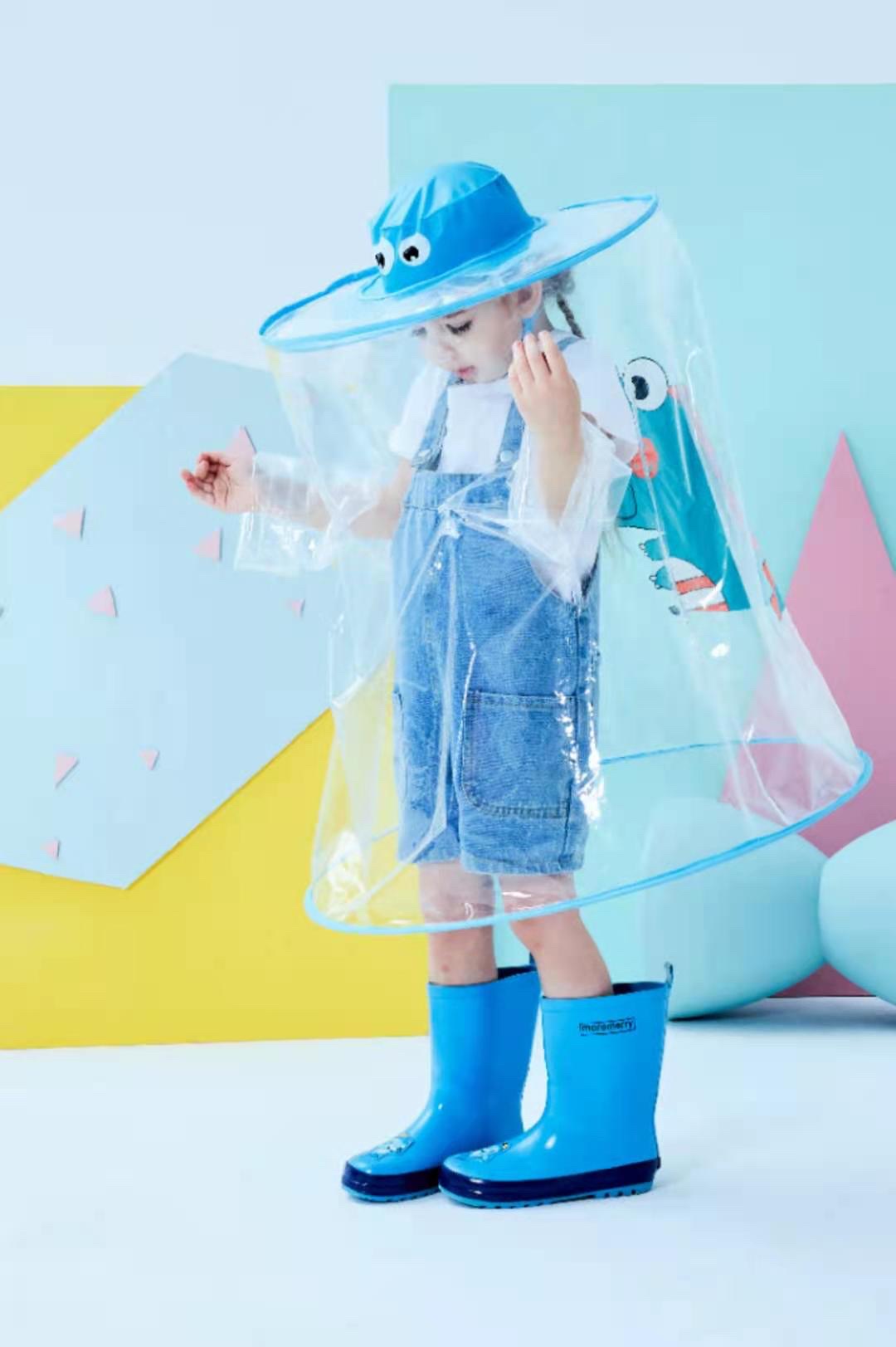 儿童雨罩解放双手雨天神奇