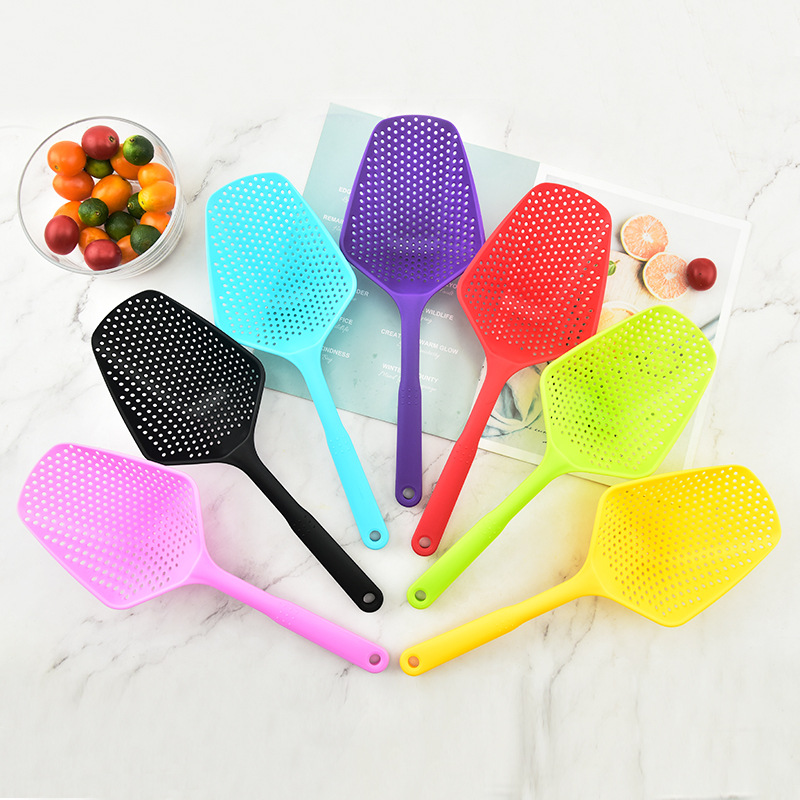 塑料隔水铲 隔水漏铲 塑料冰铲 厨房实用不粘厨具 塑料捞篱漏勺 