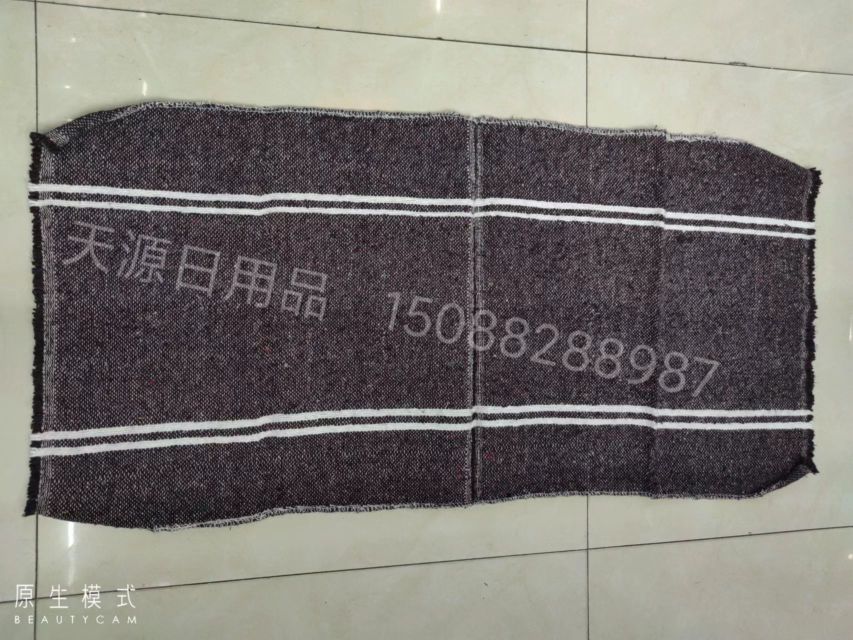 棕色棉纱擦地巾 咖啡色地板抹布 畅销非洲各国 