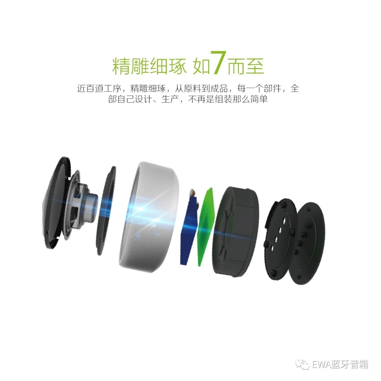 Wireless Bluetooth speaker, metal portable Bluetooth speaker, mini outdoor wireless card Bluetooth speaker pic 8