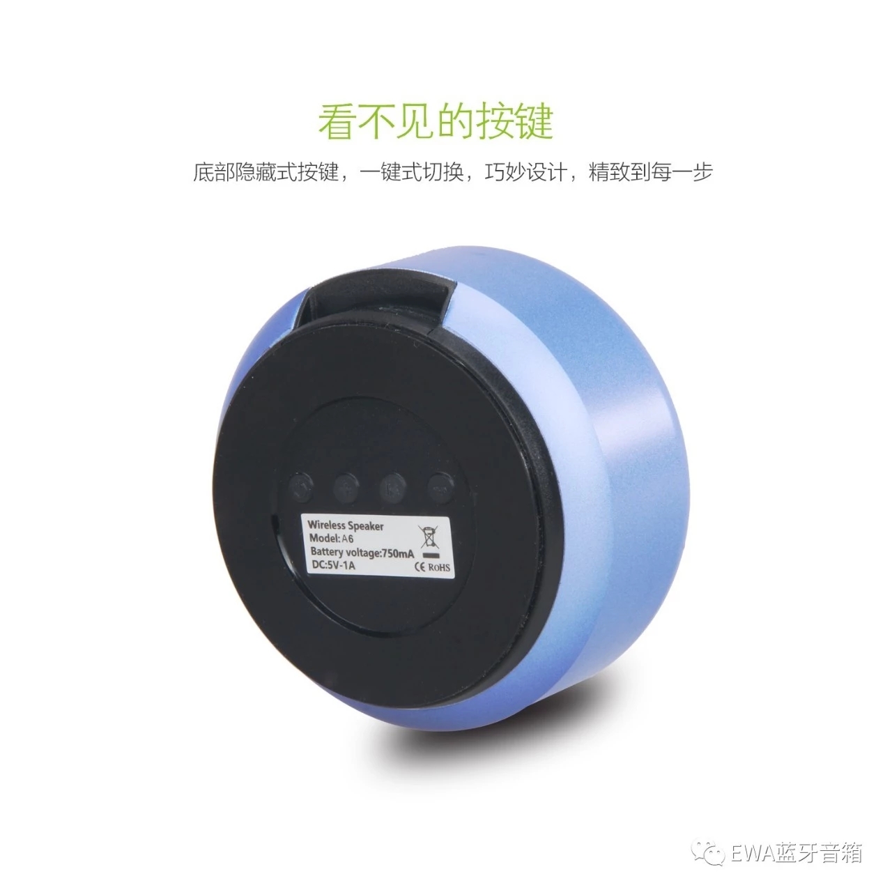 Wireless Bluetooth speaker, metal portable Bluetooth speaker, mini outdoor wireless card Bluetooth speaker pic 4