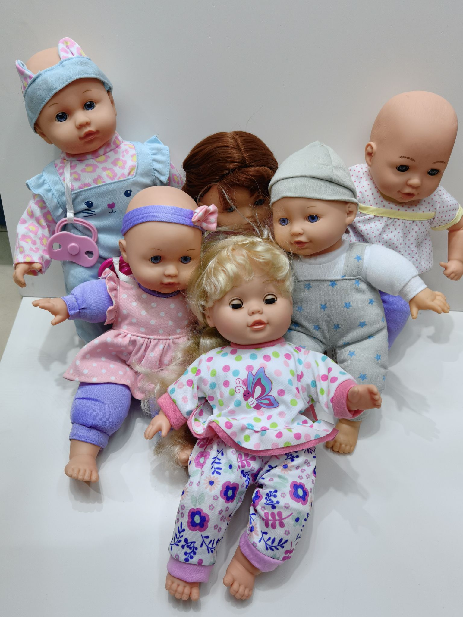 混色 混款 可爱娃娃 婴儿玩具 毛布绒玩偶