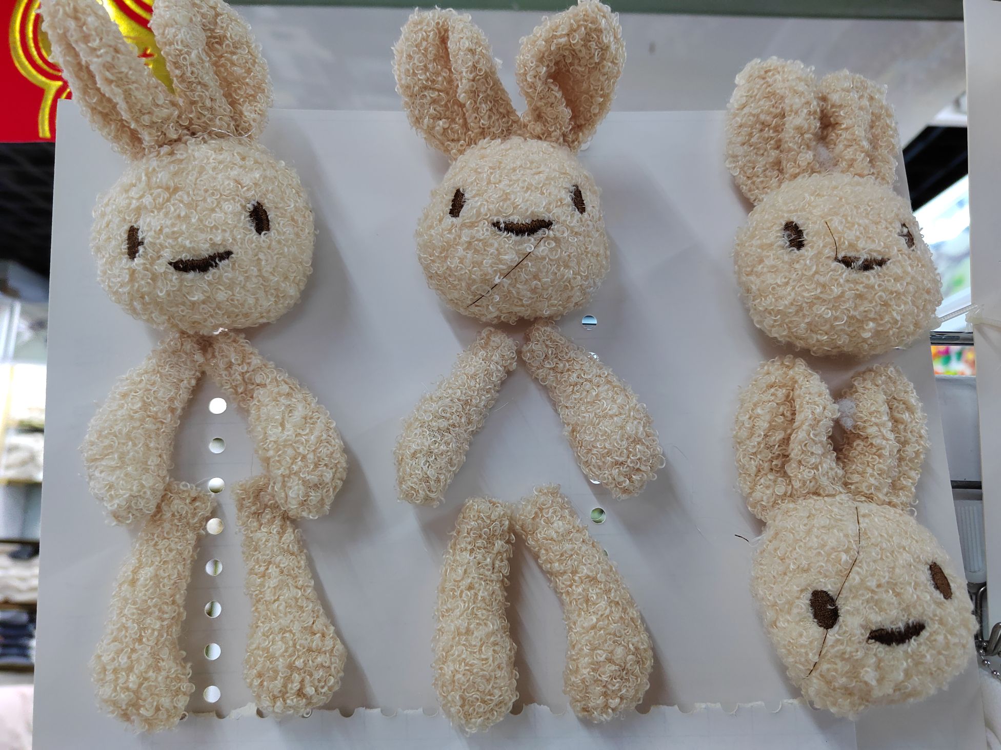 批发零售玉米兔许愿兔韩国绒兔公仔毛绒玩具配件挂件详情图6