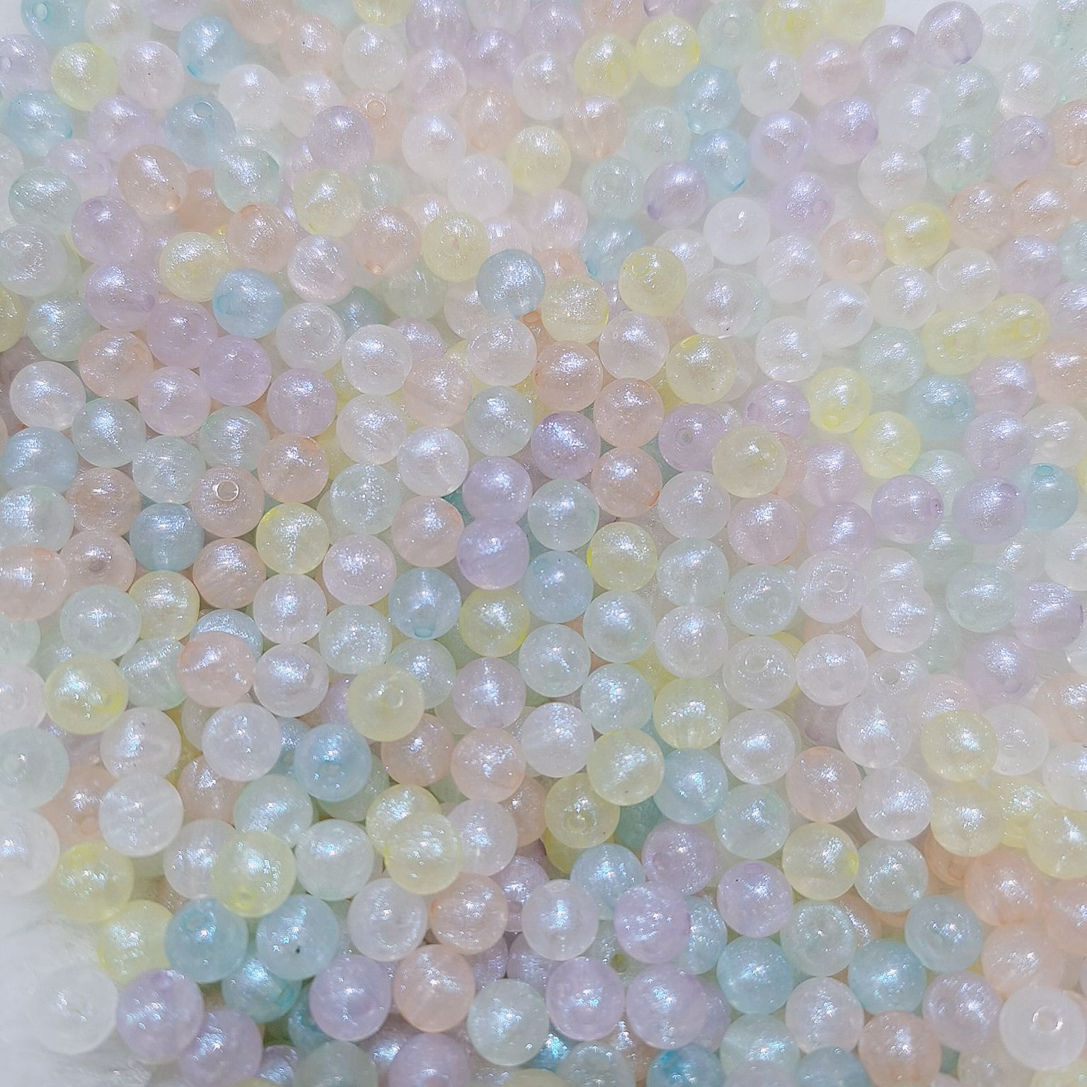 Mermaid Girl Acrylic Bead Aurora Bead Clothing Headwear Accessories diy Material Kit Application Scenario