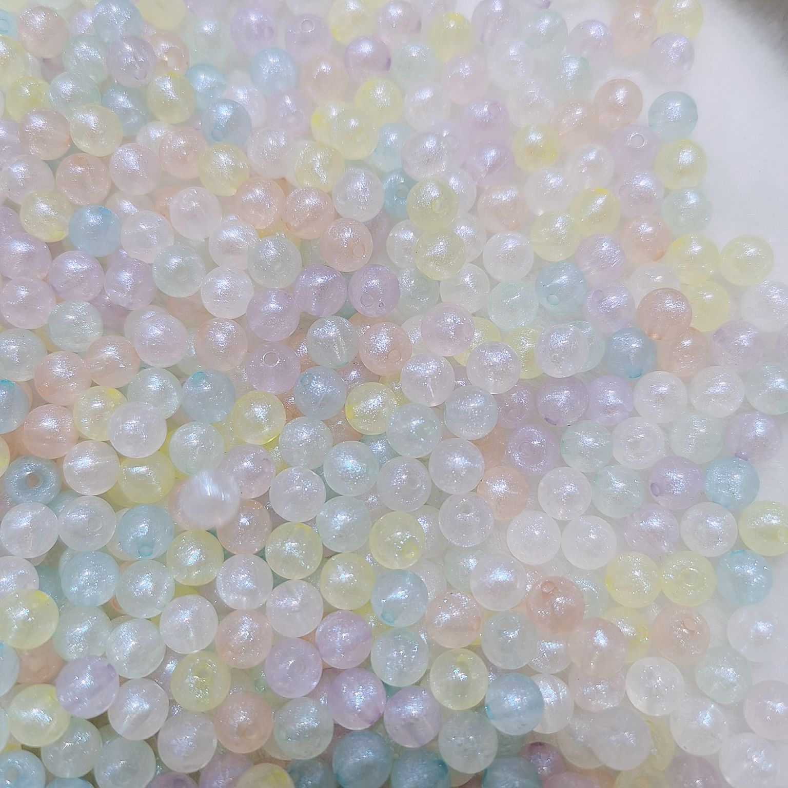 Mermaid Girl Acrylic Bead Aurora Bead Clothing Headwear Accessories diy Material Kit Specification image