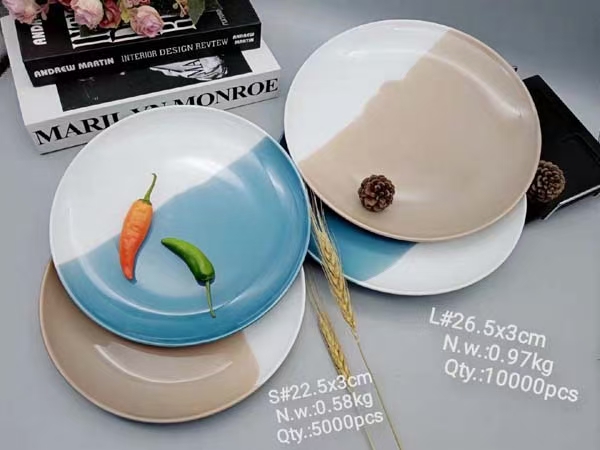 方圆陶瓷多色陶瓷库存现货盘子碗小醋碟FY89788详情图2