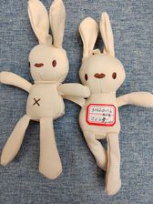 批发零售玉米兔许愿兔韩国绒兔公仔毛绒玩具配件挂件