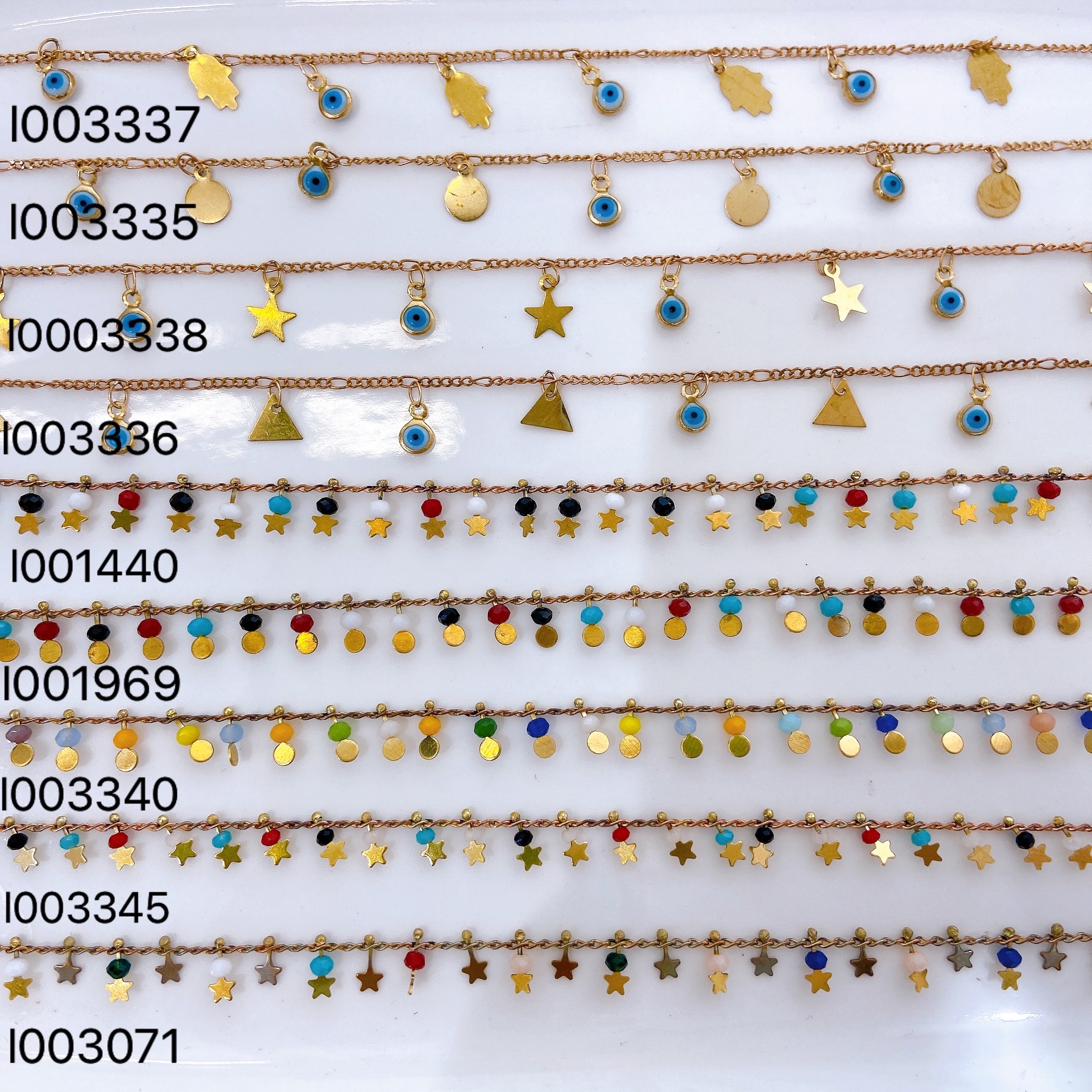 الحلاقات المصنوعة من سلاسل الحلي، ومفاتيح القفل المحب details Picture