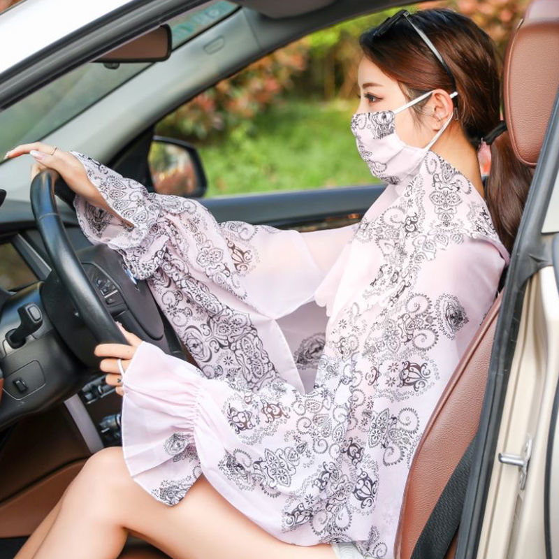 防晒披肩细节图