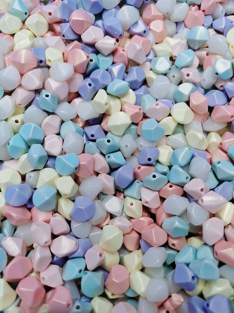 Acrylic beads, abs irregular-shaped beads, clothing and headwear accessories, diy material kits details Picture