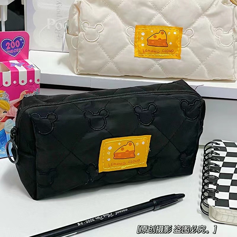 刺绣笔袋高颜值奶酪文具袋可爱小众笔袋