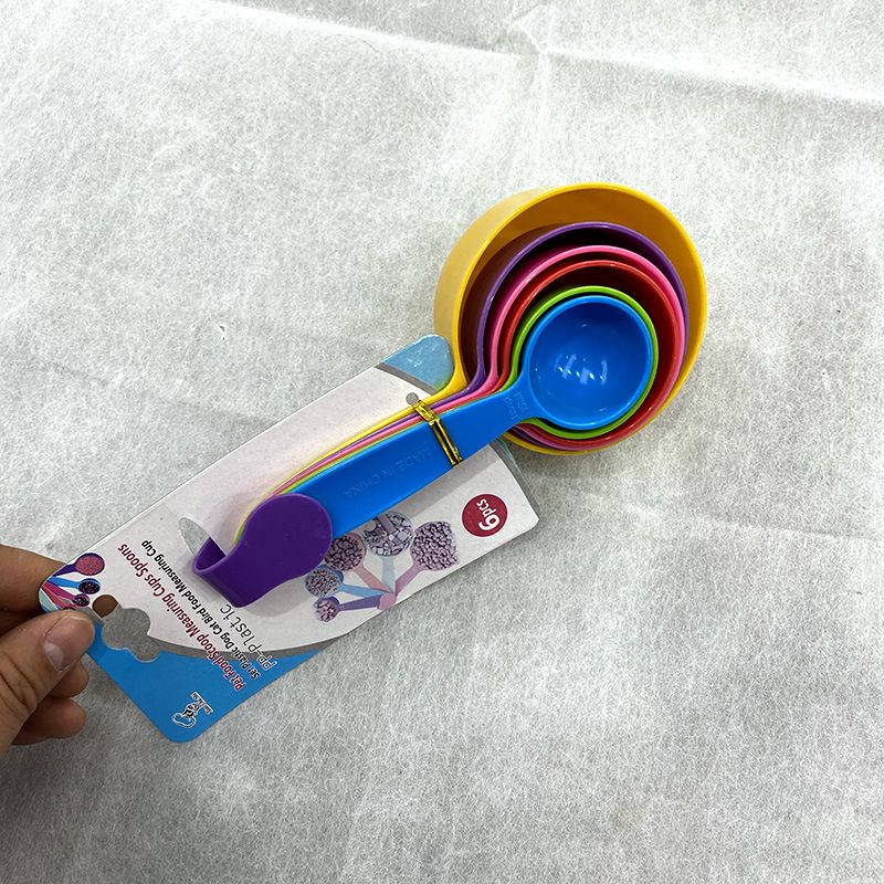 Colored measuring spoons, measuring cups, plastic measuring spoons, salt measuring spoons, measuring spoon sets, large sets of baking tools detail image 5