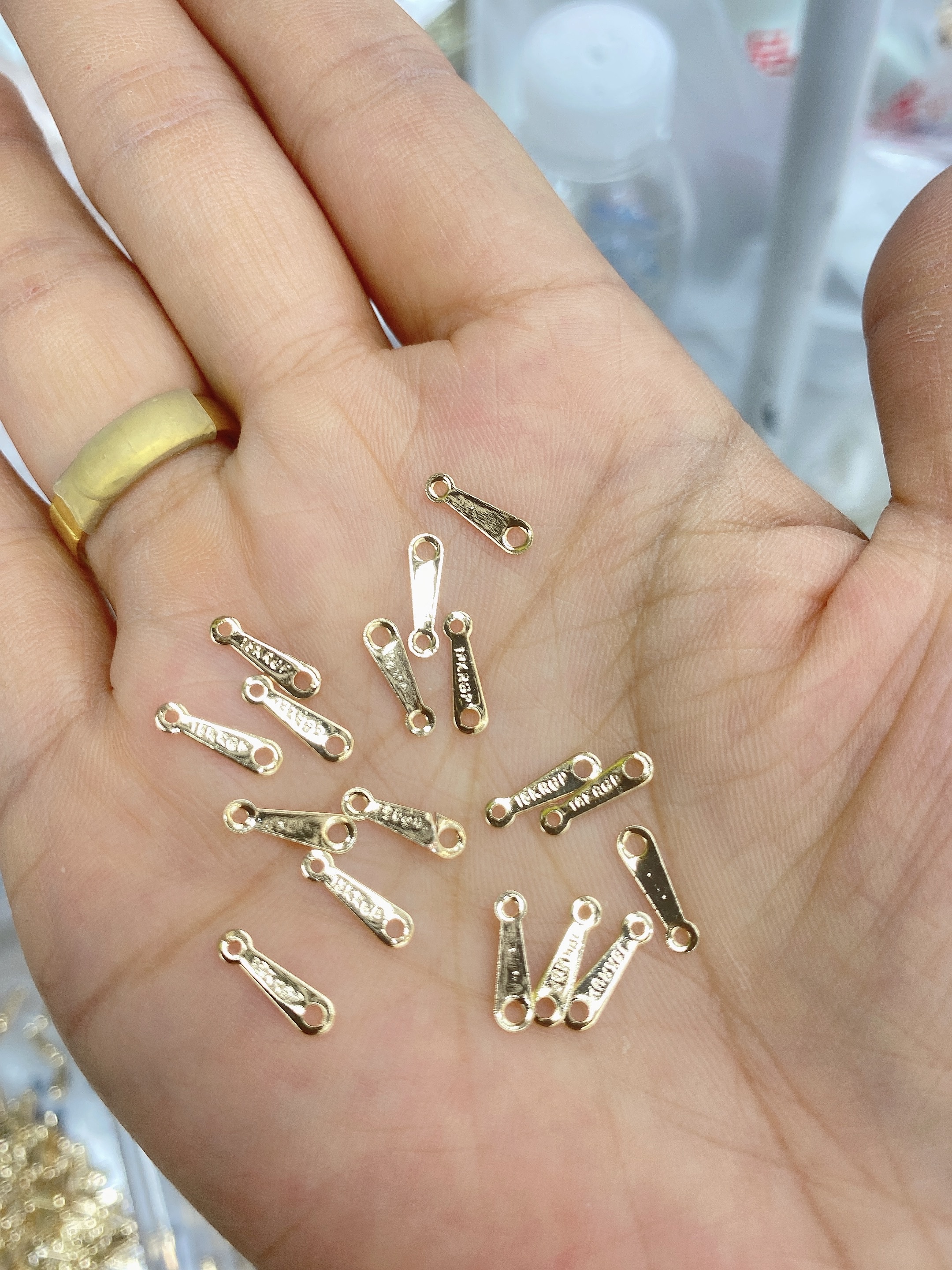 Zhongxing Accessories Link Piece lock pendant Accessories Heart Lock Key Pendant New style in multiple colors