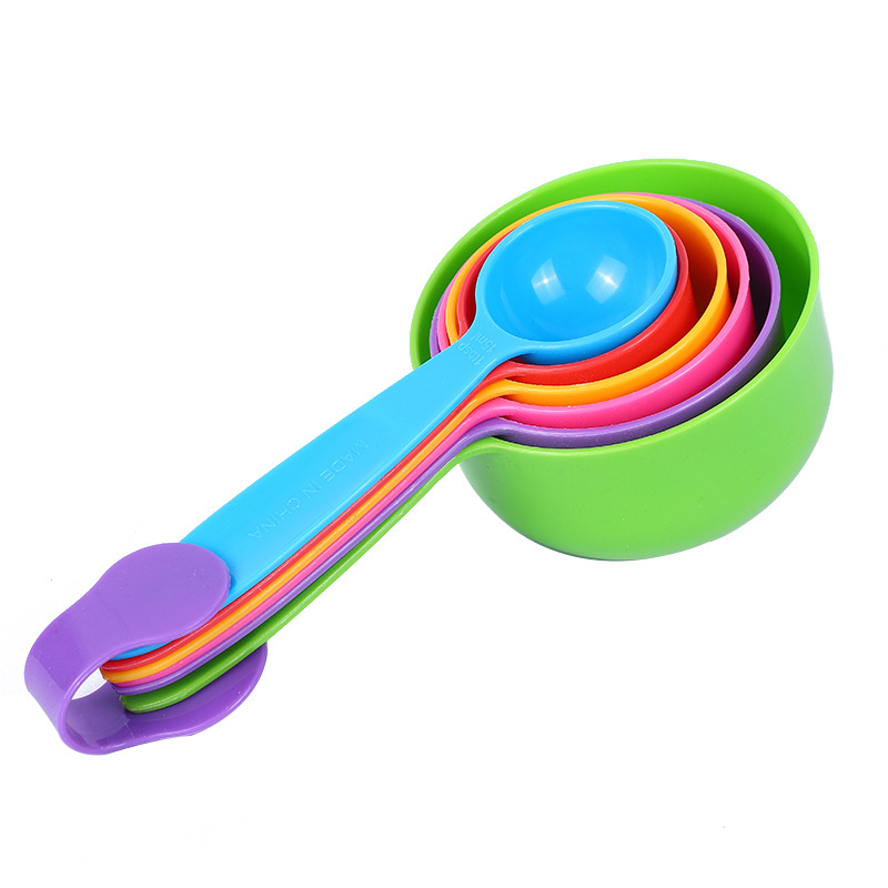 Colored measuring spoons, measuring cups, plastic measuring spoons, salt measuring spoons, measuring spoon sets, large sets of baking tools detail image 4