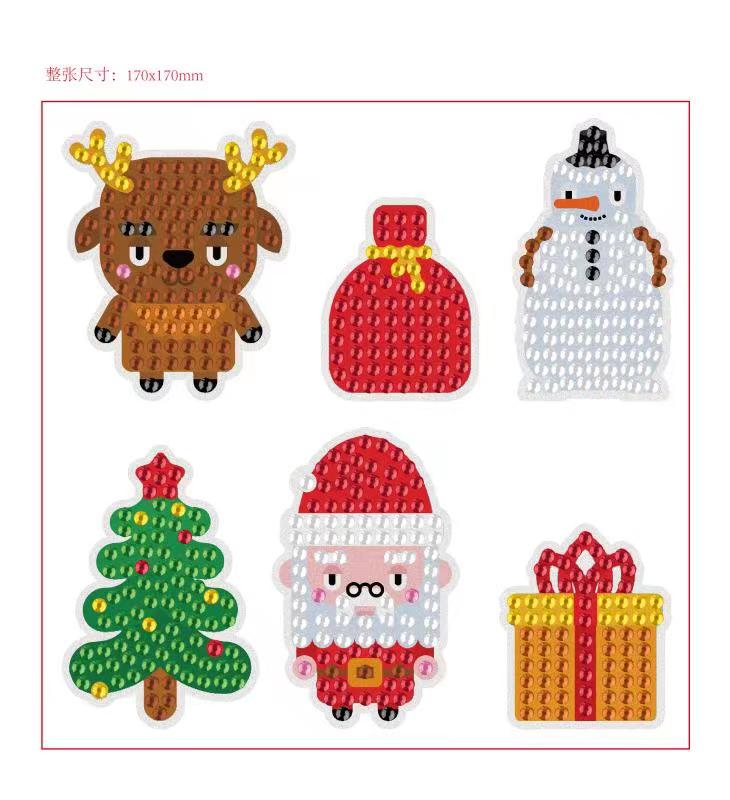 Diamond paintings are randomly pasted by hand Specification image