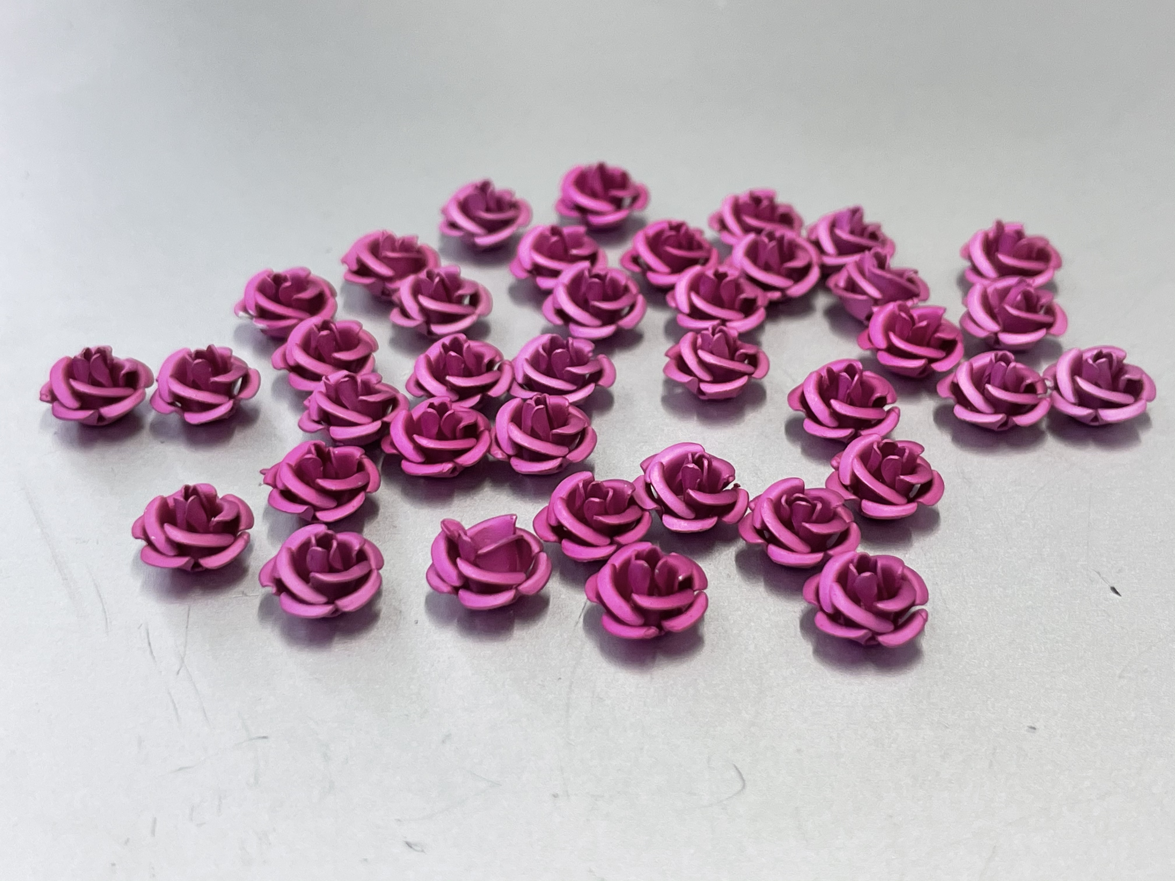 No. 8885, 9th Street, E Zone, 3rd Floor, Zone 1, Yiwu International Trade City, 8mm five-petal rose, 20# color details Picture
