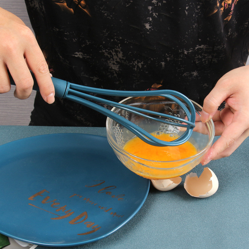 Food-grade PP plastic egg beater, multi-functional manual egg beater, creative kitchen tool, cream stirring tool Specification image