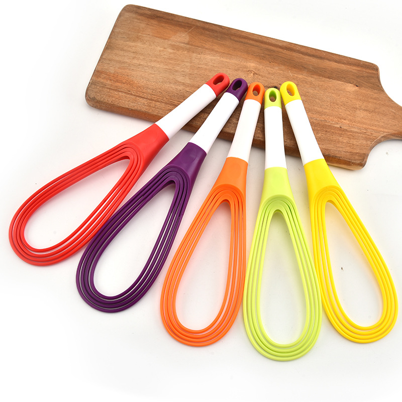 现货 旋转打蛋器 两用塑料折叠收纳搅拌器 多功能手动和面器 详情图4