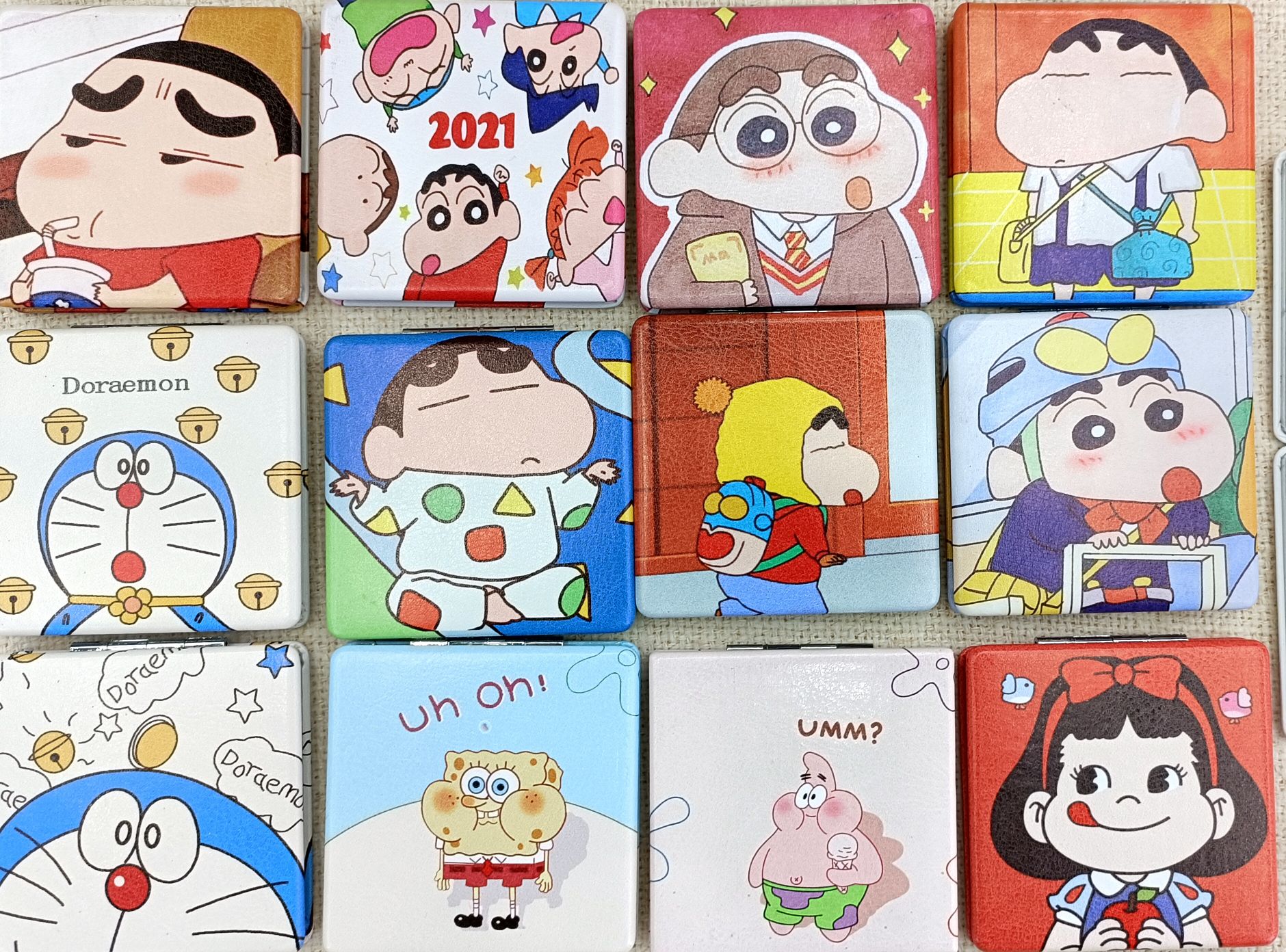 高档双面小镜子 化妆镜 口袋镜 可爱学生镜 礼品