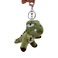 创意毛绒大眼小恐龙毛绒公仔包包挂件钥匙扣可爱卡通汽车钥匙链图