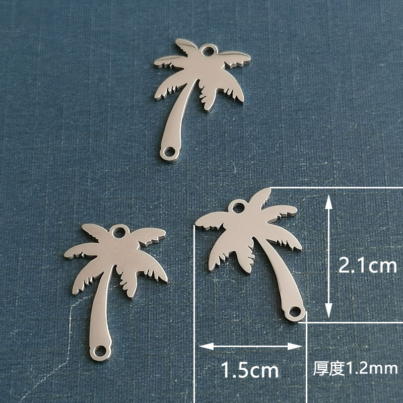 欧美波西米亚风格椰树女士手链吊坠夏季新款时尚个性小清新森系详情图2