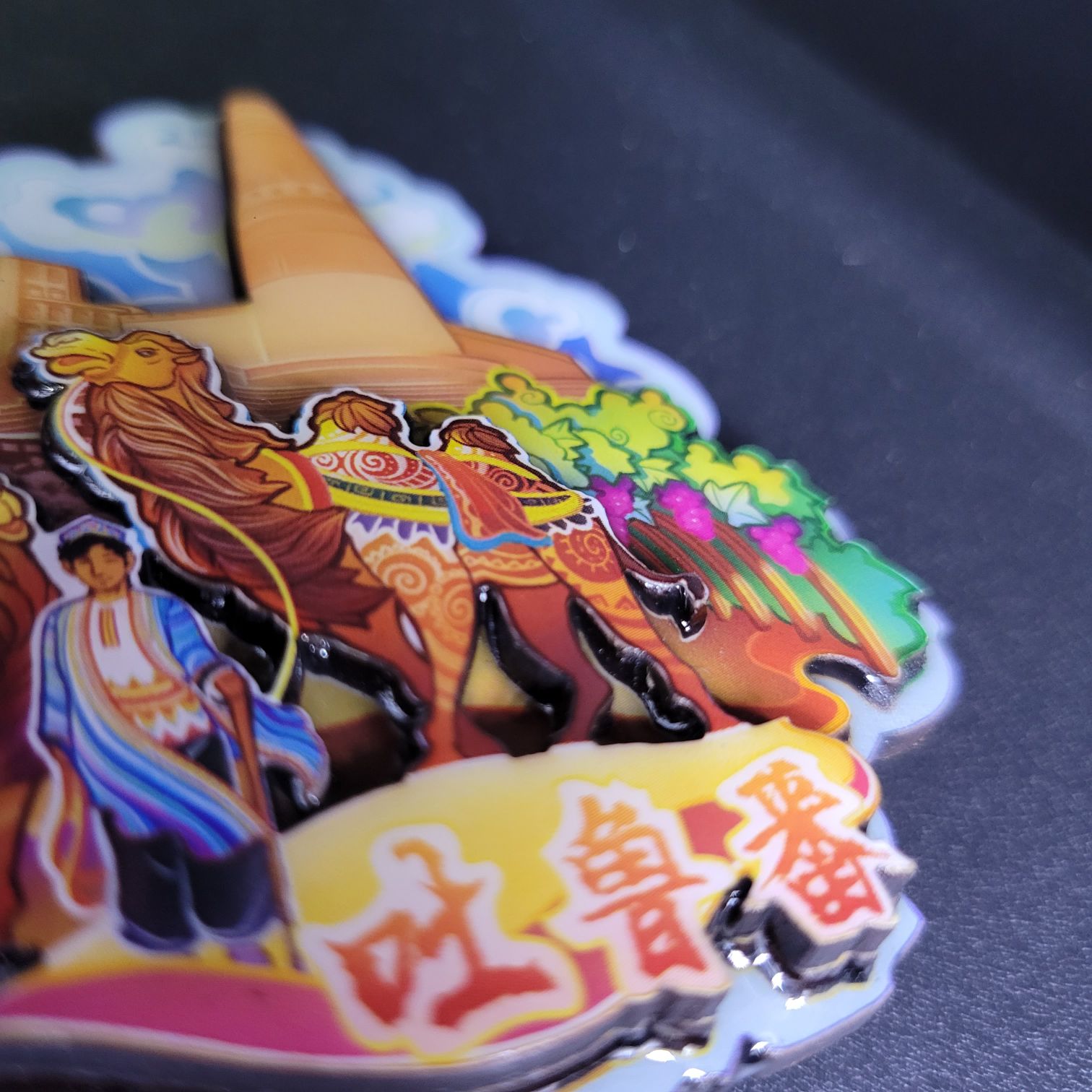 Customized wooden fridge magnets from Xinjiang as tourist souvenirs detail image 4