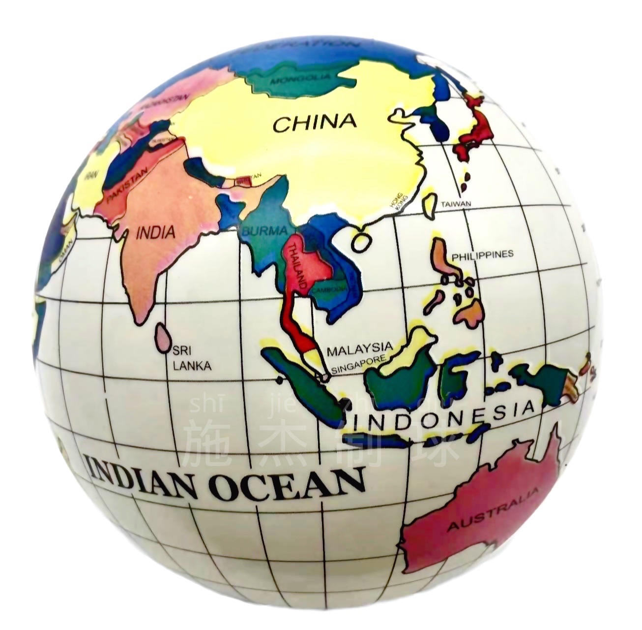 pvc9寸儿童玩具球全印球印刷球沙滩球水球拍拍球卡通图案球