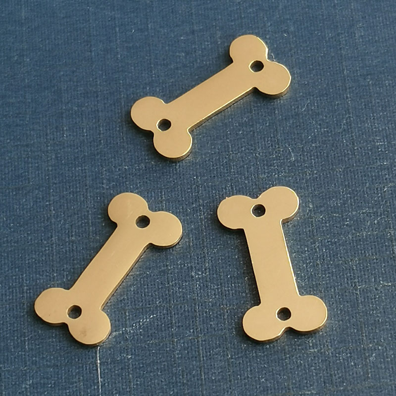 跨境不锈钢宠物吊牌 骨头形狗狗挂牌 金属狗牌刻字身份牌防丢批发 详情图4