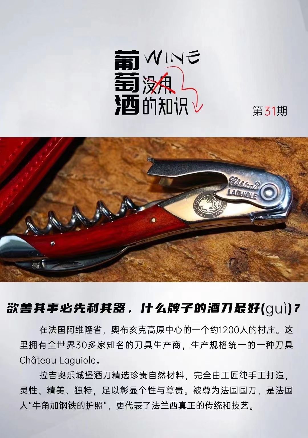 Laguiole handcrafted bottle opener details Picture