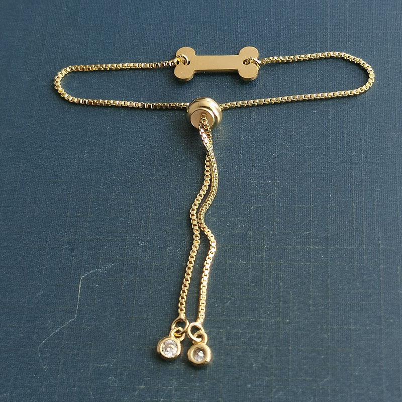 跨境不锈钢宠物吊牌 骨头形狗狗挂牌 金属狗牌刻字身份牌防丢批发 详情图5