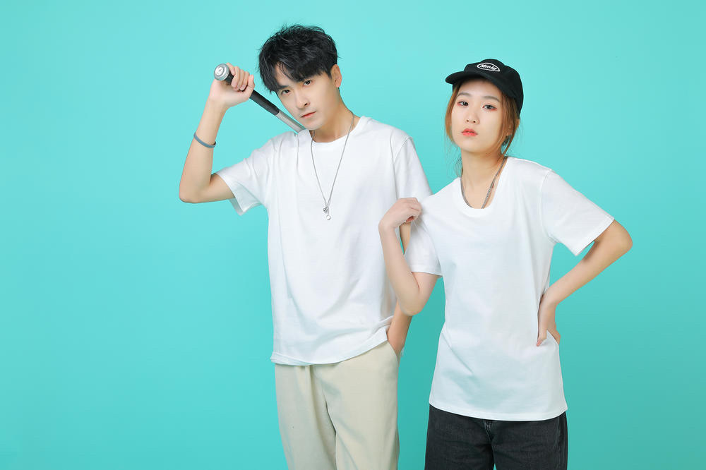 班服情侣定制t恤刺绣印字diy大码纯棉圆领短袖印logo团建同学聚会