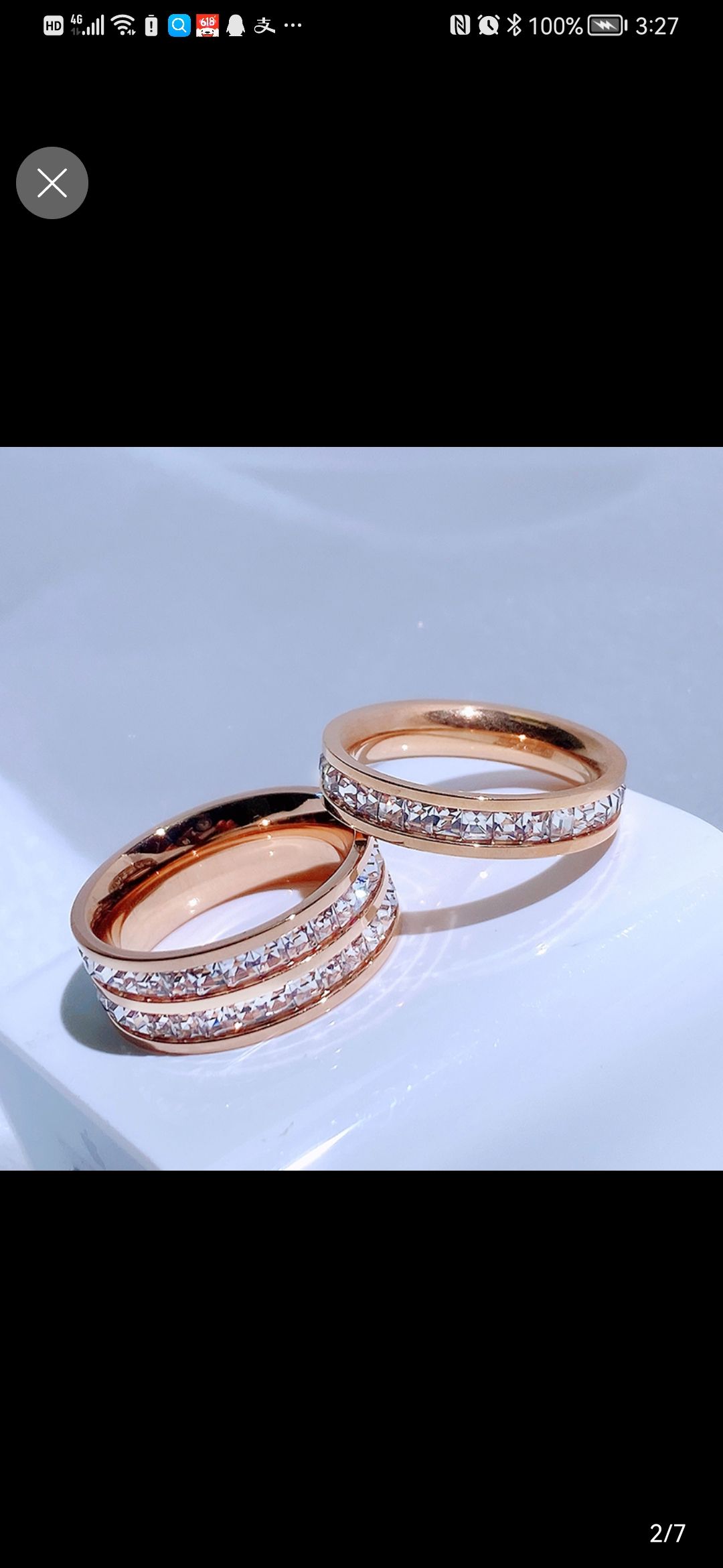 18k rose gold titanium steel bracelet, a popular women's jewelry, a young and cool style, an Instagram trendy bracelet Application Scenario