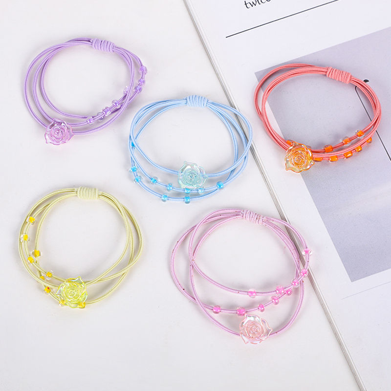 New stylish princess-like style with high quality and good appearance. Specialized wholesale for ponytails. Best-selling photo and hair tie with high elasticity
