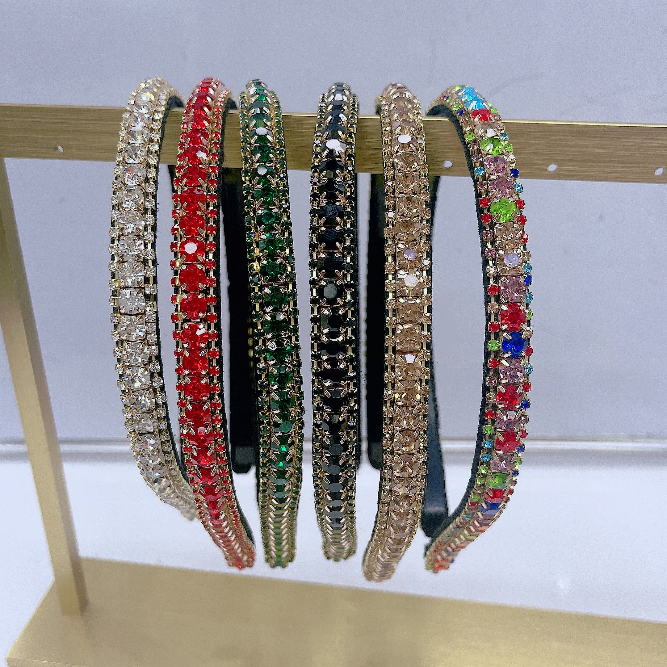 最新款的纯手人工制作的水晶网红爆款钻六色单抓