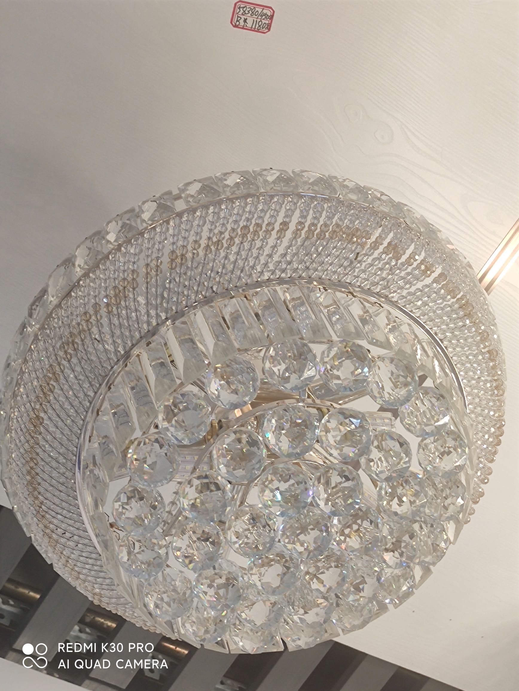 Semi-hanging crystal chandelier 58380, size 450Cm Item Picture