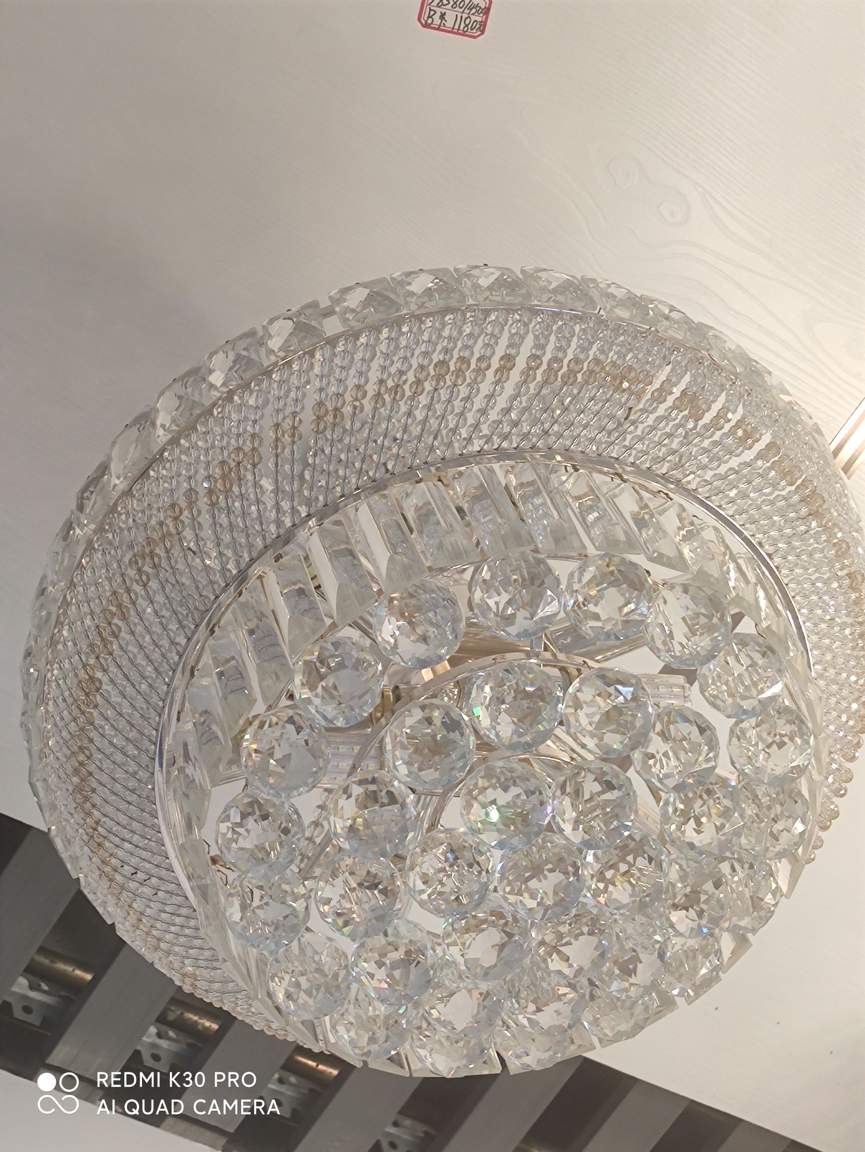 Semi-hanging crystal chandelier 58380, size 450Cm Application Scenario