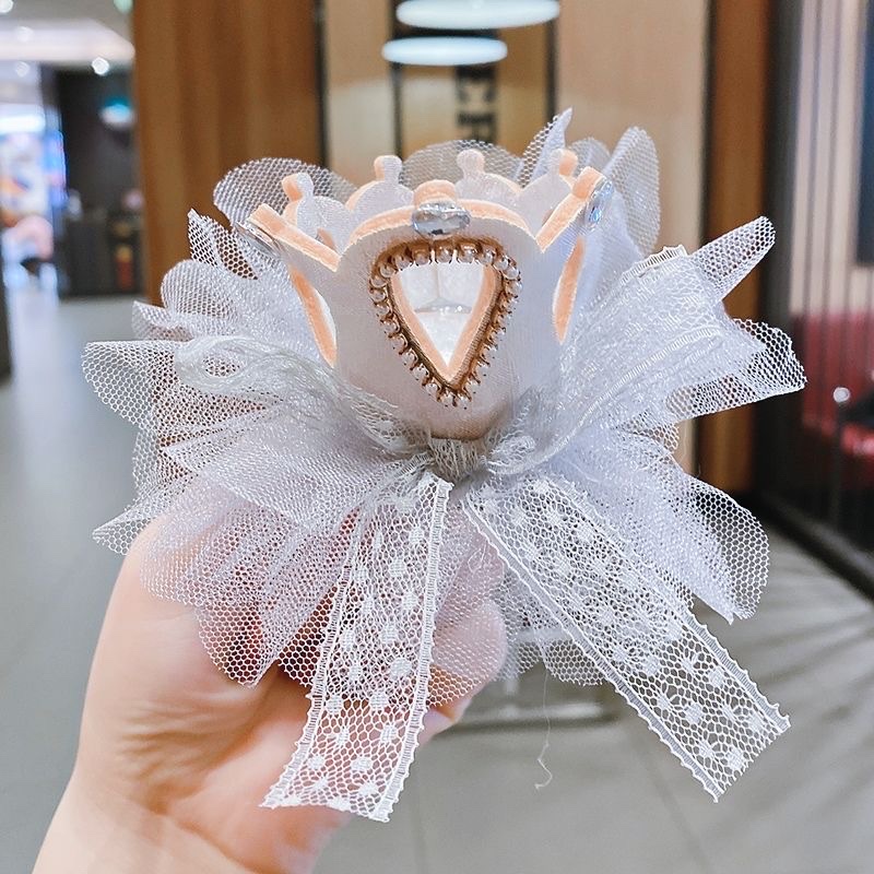 儿童立体皇冠发夹韩版超仙女童生日顶夹头饰公主宝宝王冠发卡发饰7